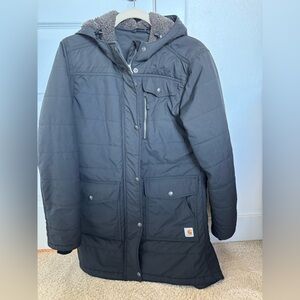 Carhartt Woman’s Black Hooded Jacket